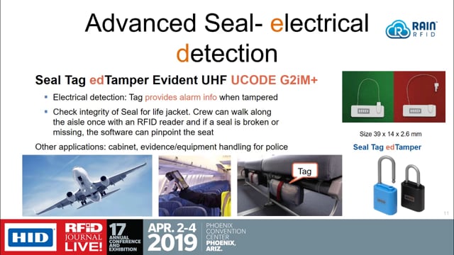 Solution Provider Session: Tamper-Evident RFID – When Security Matters