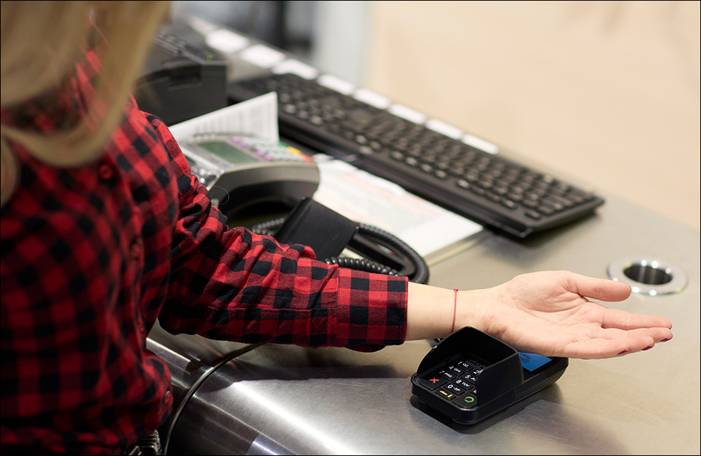 The tag could be read for a variety of purposes, including payment sources, access control and medical records.